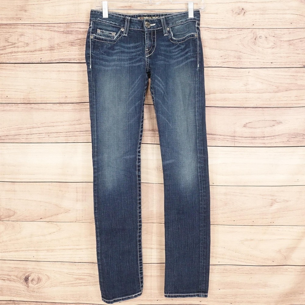BKE Madison Skinny Jeans Womens 26x31.5 Blue Med Wash Stretch 27x30 Denim